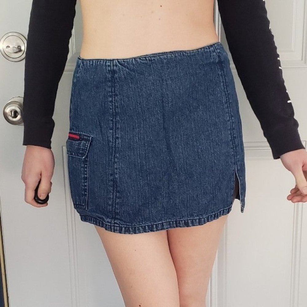 Y2K Tommy‎ Jeans Denim Mini Skirt
